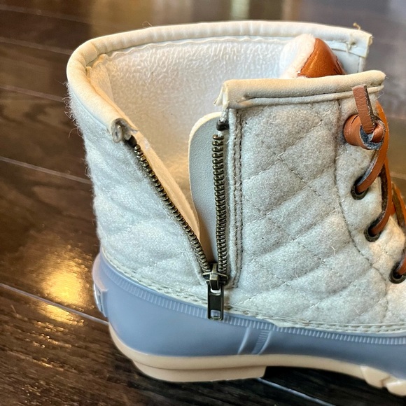 Nautica Quilted Wooley Duck Boots Waterproof Winter Snow / Rain Booties - Picture 10 of 16